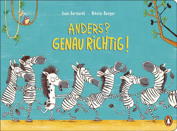 Buchcover "Anders? Genau richtig!", Penguin Junior