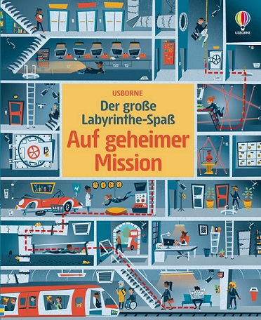 Buchcover: "Der große Labyrinthe-Spaß: Auf geheimer Mission", Usborne