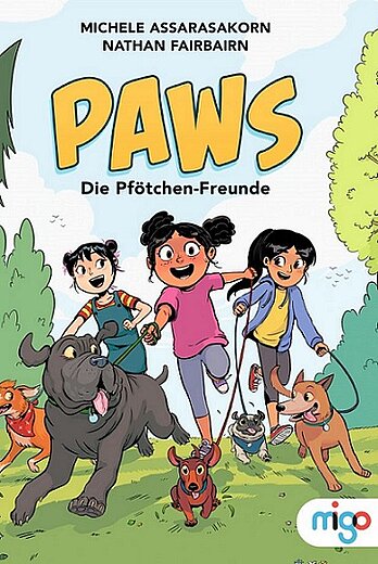 Cover; PAWS, Die Pfötchenfreunde; Oetinger migo