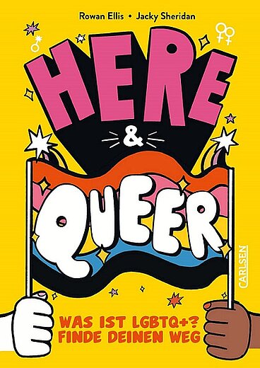 Buchcover "Here & Queer", Carlsen