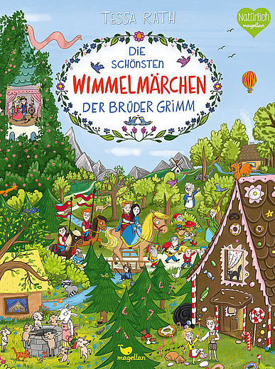 Buchcover "Die schönsten Wimmelmärchen der Brüder Grimm"