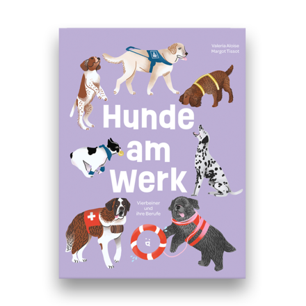 Buchcover "Hunde am Werk", Helvetiq