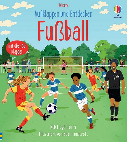 Buchcover "Aufklappen und Entdecken: Fußball", Usborne