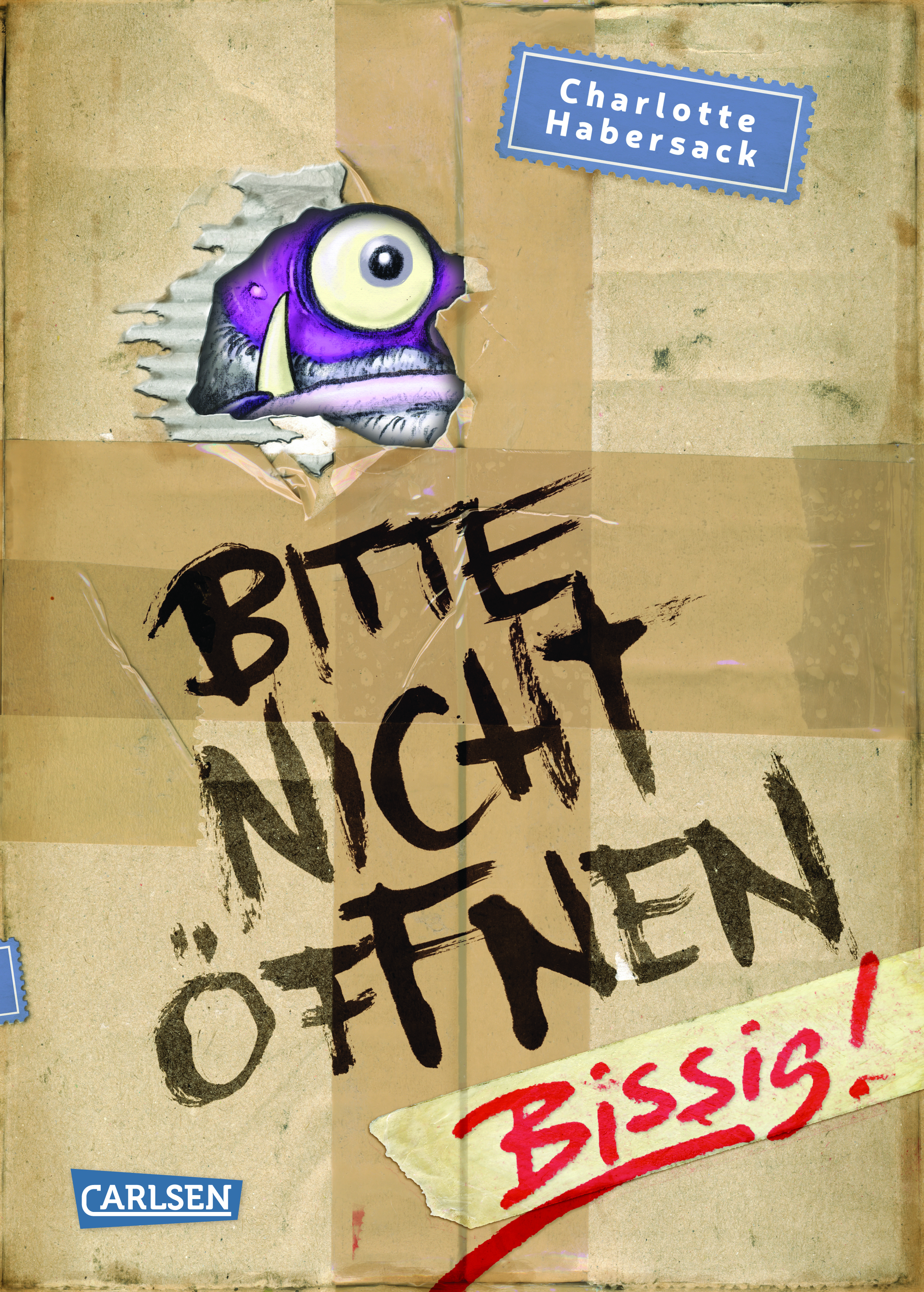 Buchcover, Bitte nicht öffnen, bissig, Carlsen