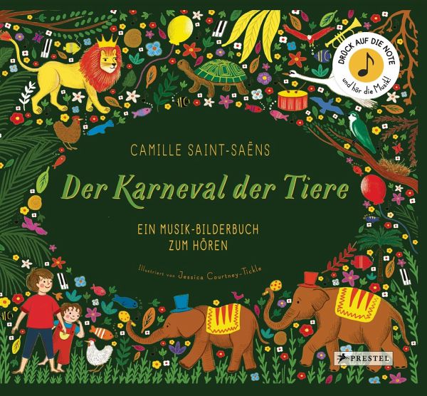 Buchcover "Der Karneval der Tiere", Prestel