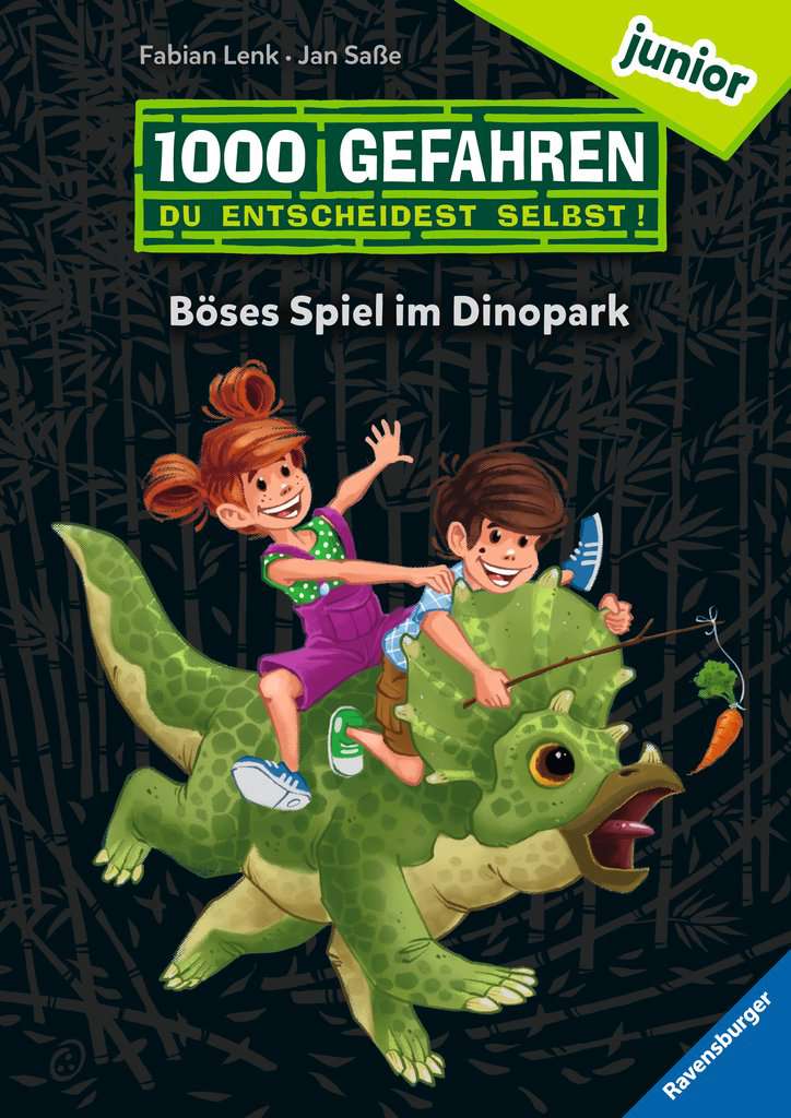 Buchcover, Boeses Spiel im Dinopark, Ravensburger