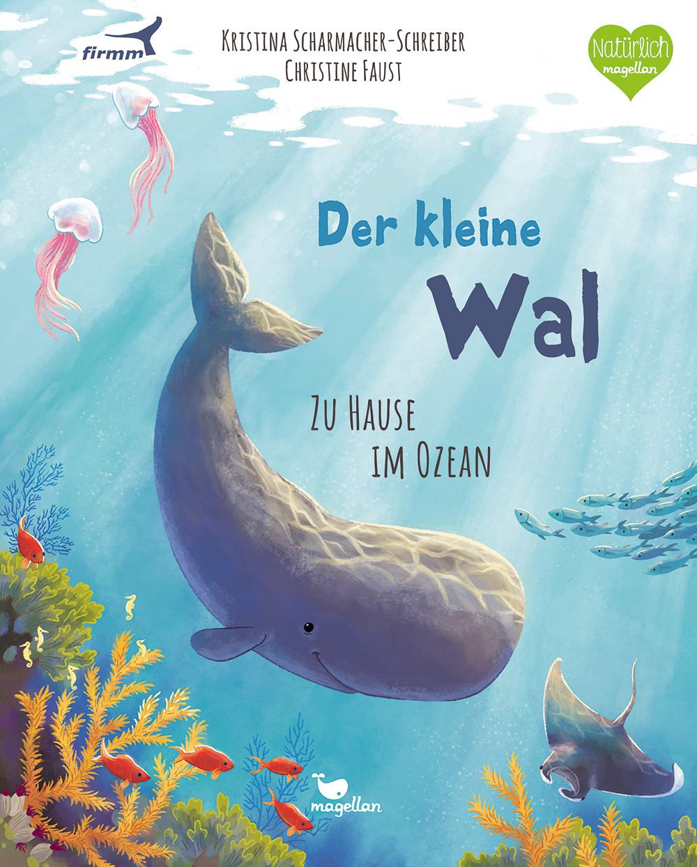 Buchcover, Der kleine Wal zu Hause im Ozean, Magellan