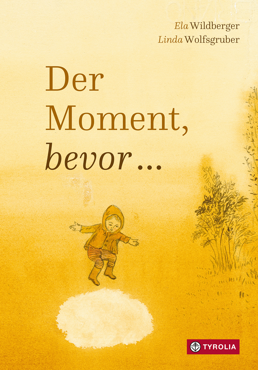 Buchcover "Der Moment, bevor ...", Tyrolia