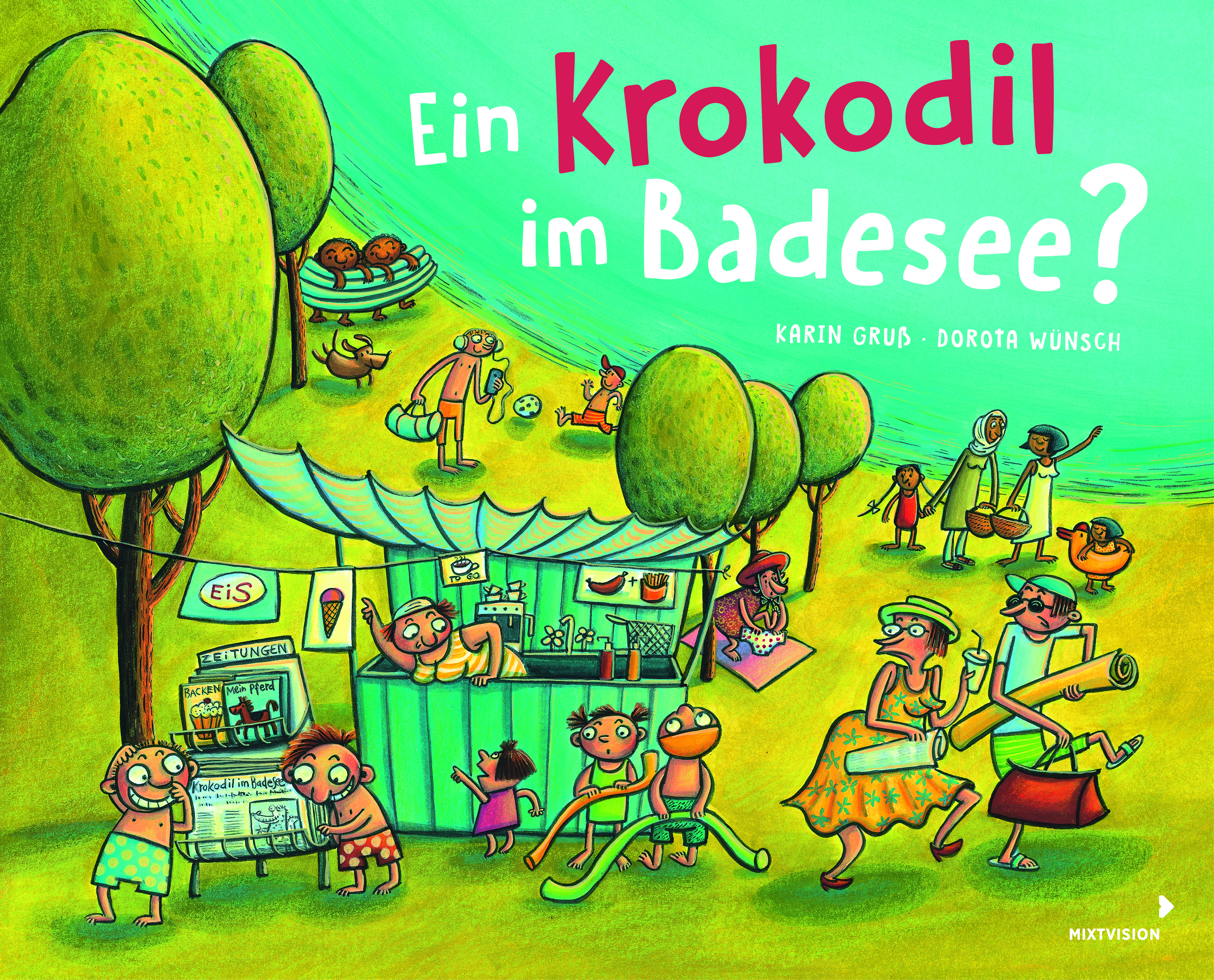 Buchcover "Ein Krokodil im Badesee?", Mixtvision
