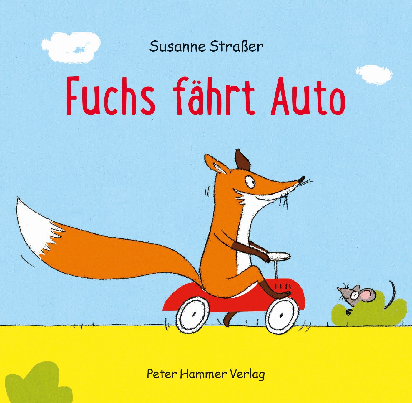 Buchcover "Fuchs fährt Auto", Peter Hammer