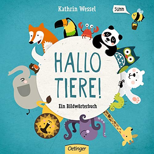 Buchcover "Hallo Tiere"