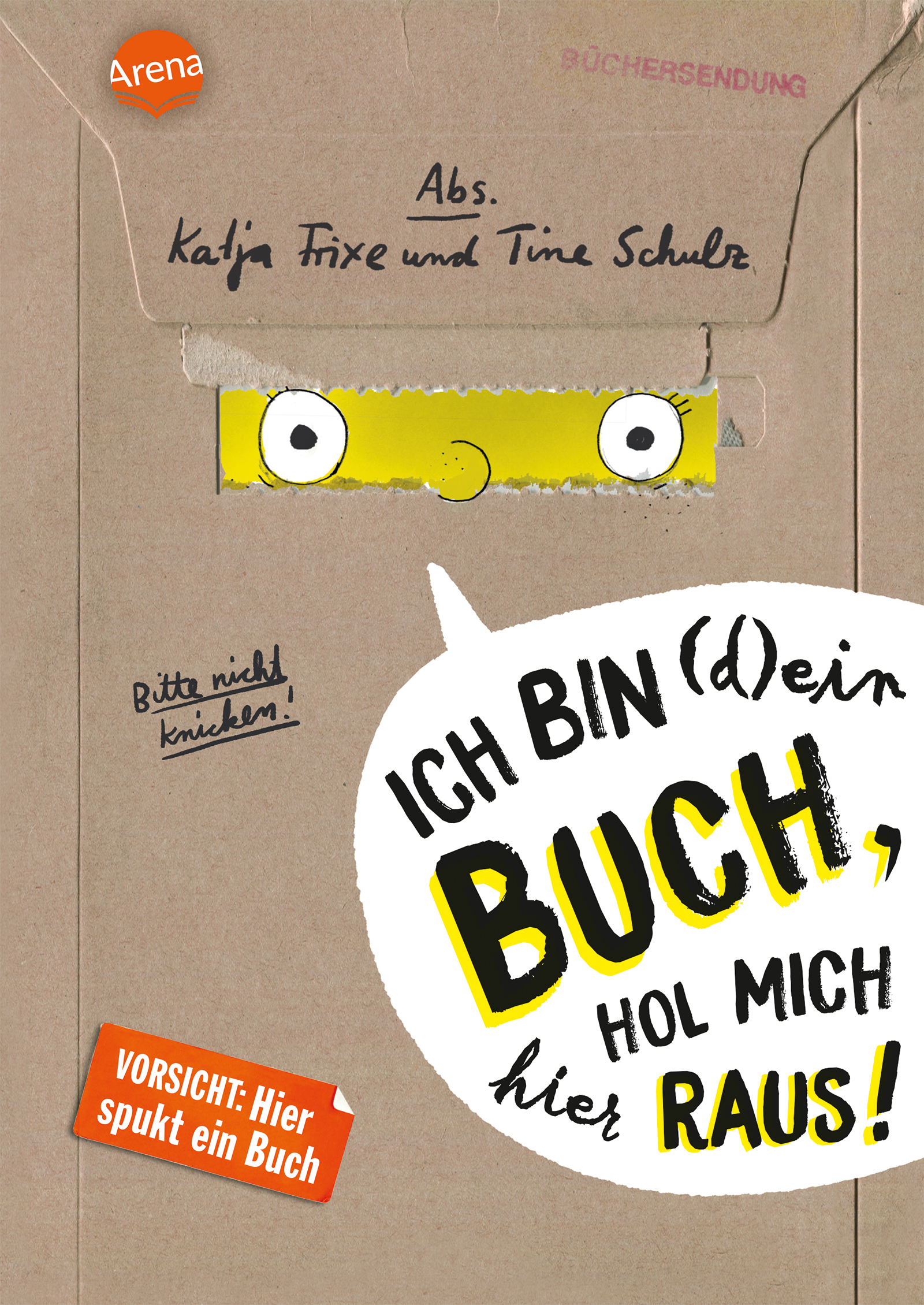 Buchcover "Ich bin (d)ein Buch, hol mich hier raus!", Arena