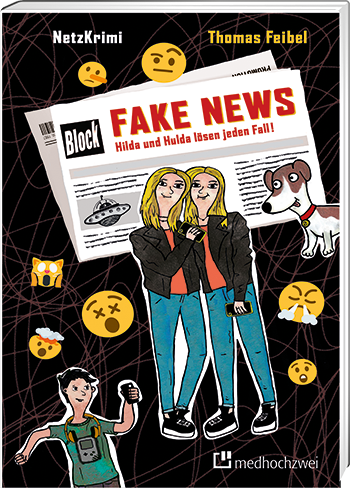 Buchcover "NetzKrimi: Fake News", medhochzwei