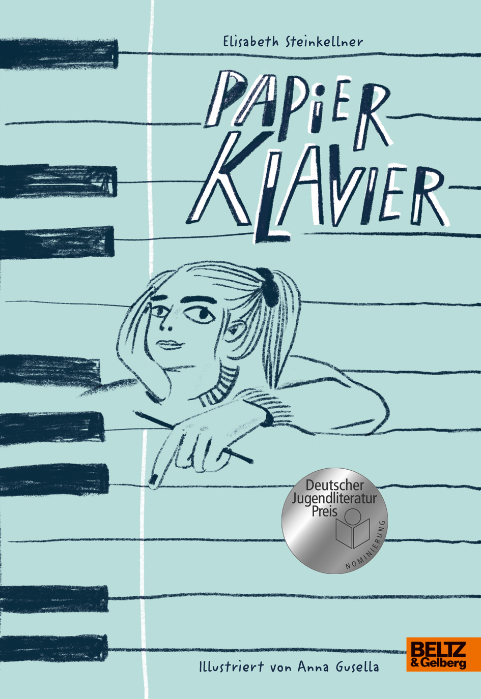 Buchcover "Papierklavier", Beltz & Gelberg