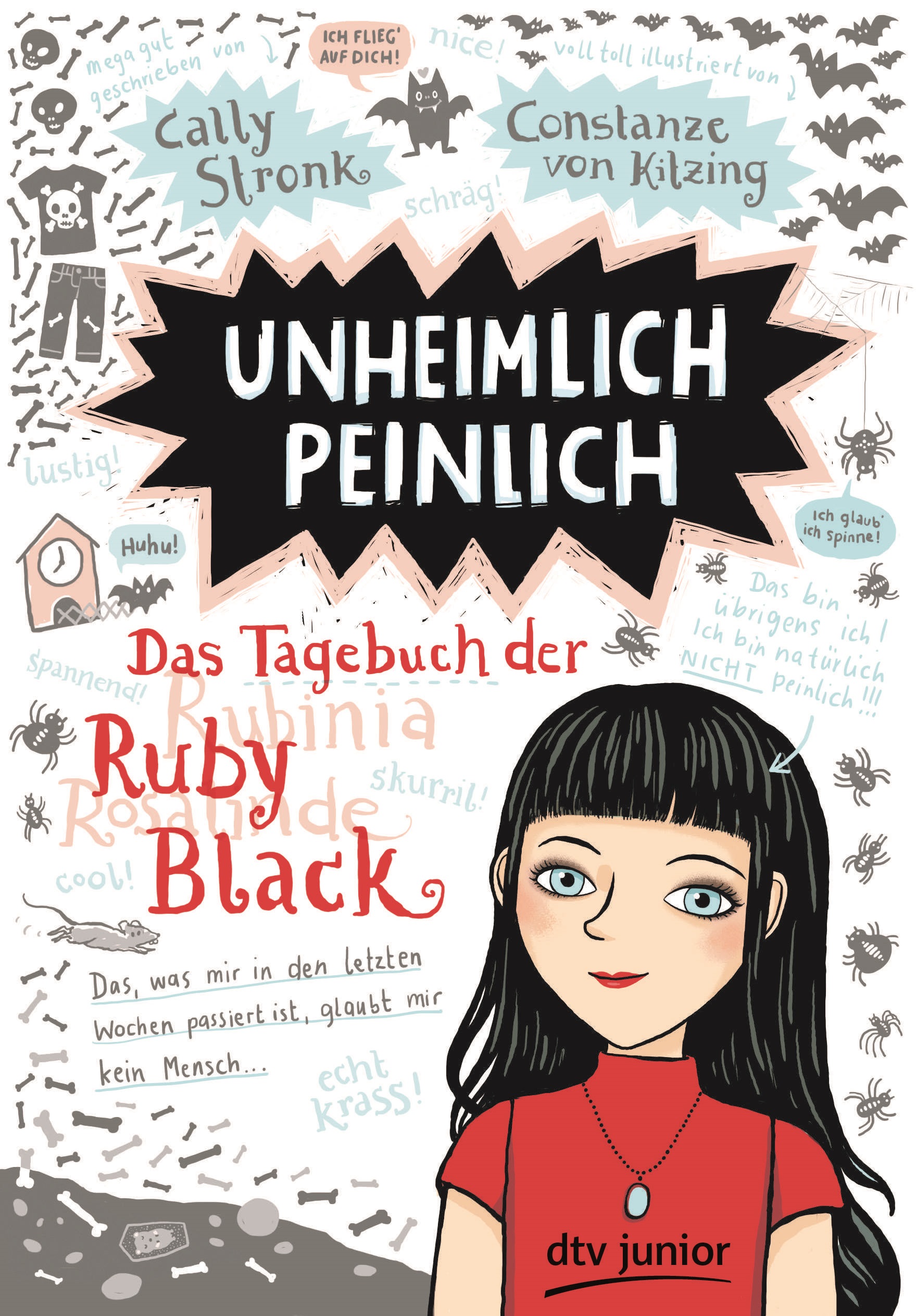 Buchcover "Unheimlich peinlich - Das Tagebuch der Ruby Black", dtv