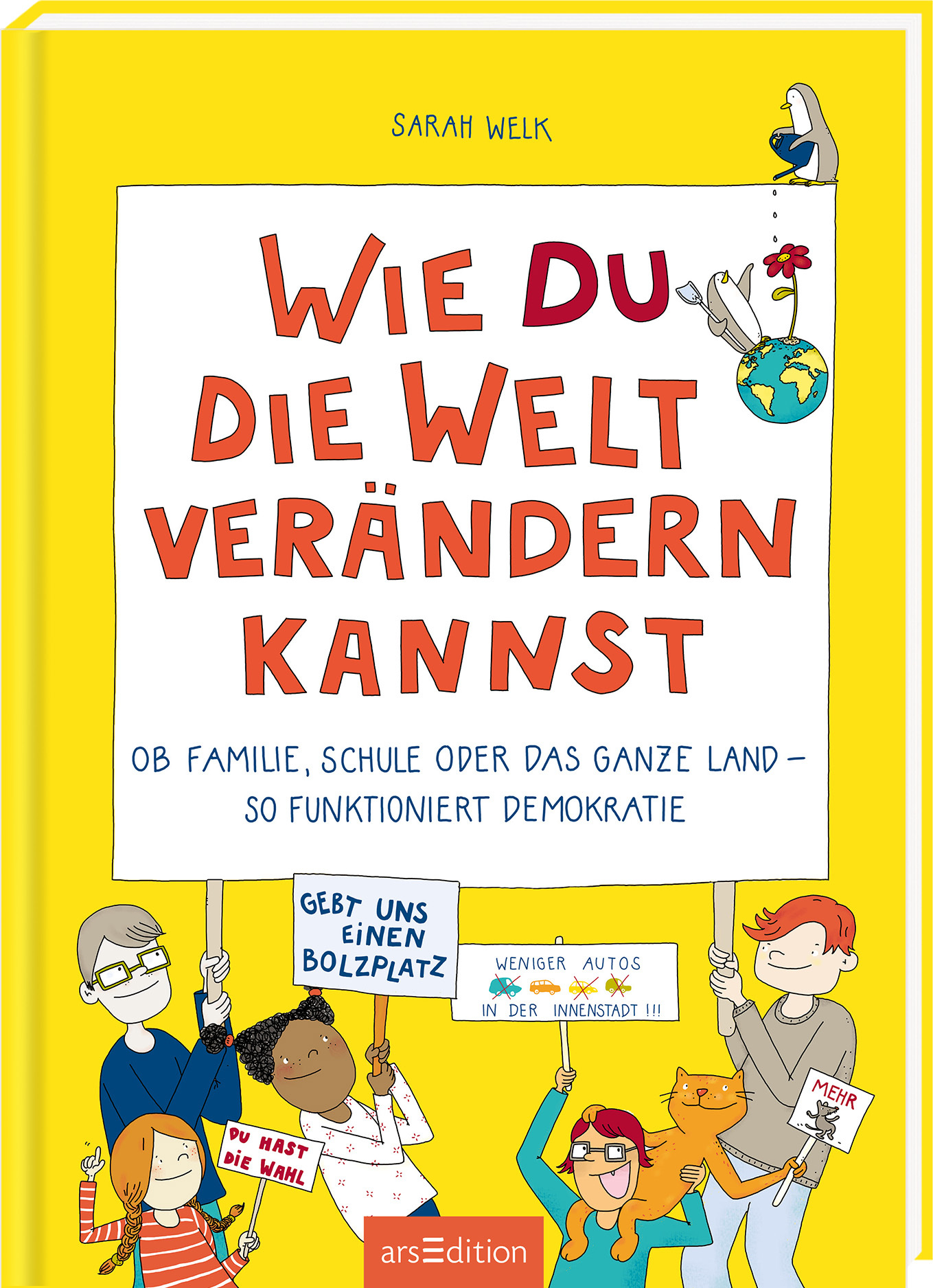 Buchcover "Wie du die Welt verändern kannst", arsEdition