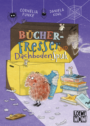 Buchcover "Bücherfresser und Drachenspuk", Loewe Wow 