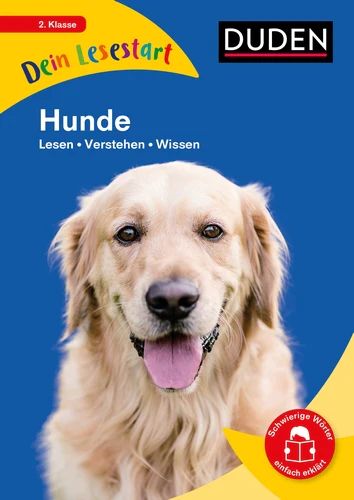 Buchcover "Dein Lesestart - Hunde", Duden 