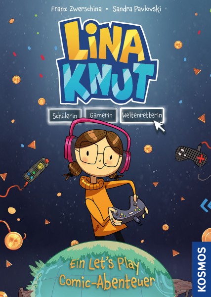 Buchcover "Lina Knut - Schülerin, Gamerin, Weltretterin", Kosmos