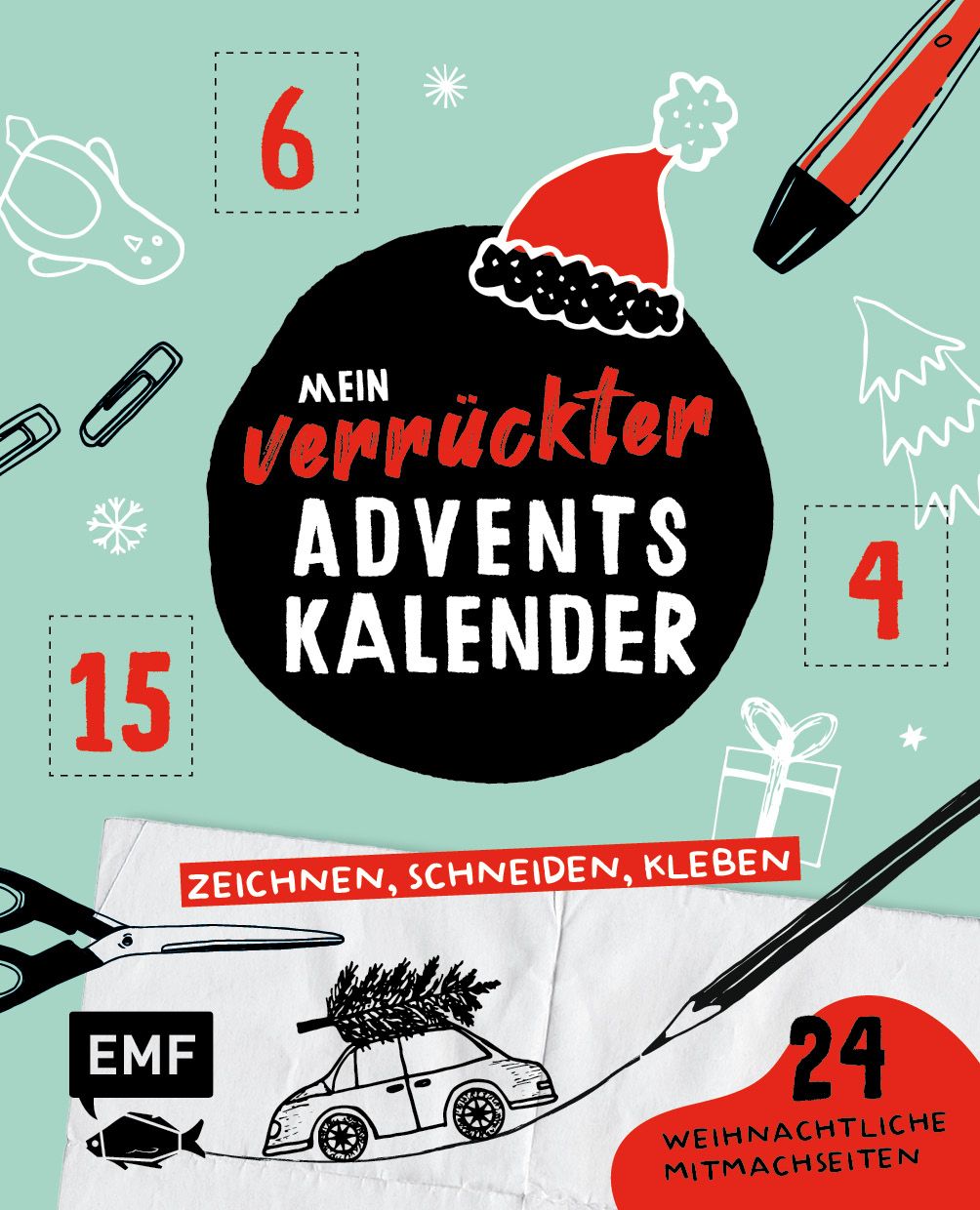 Buchcover "Mein verrückter Adventskalender", EMF 