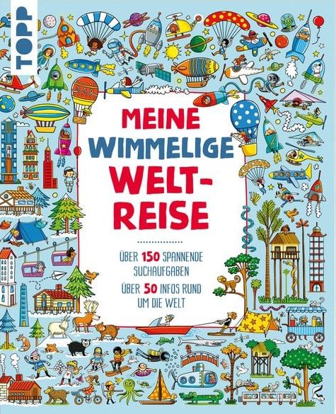 Buchcover "Meine wimmelige Weltreise", frechverlag