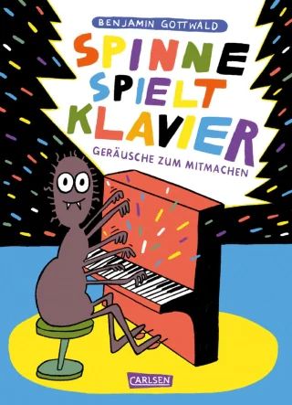 Buchcover "Spinne spielt Klavier", Carlsen 