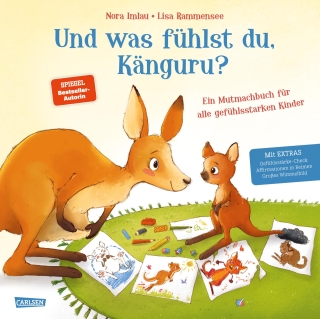 Buchcover "Und was fühlst du, Känguru?", Carlsen 