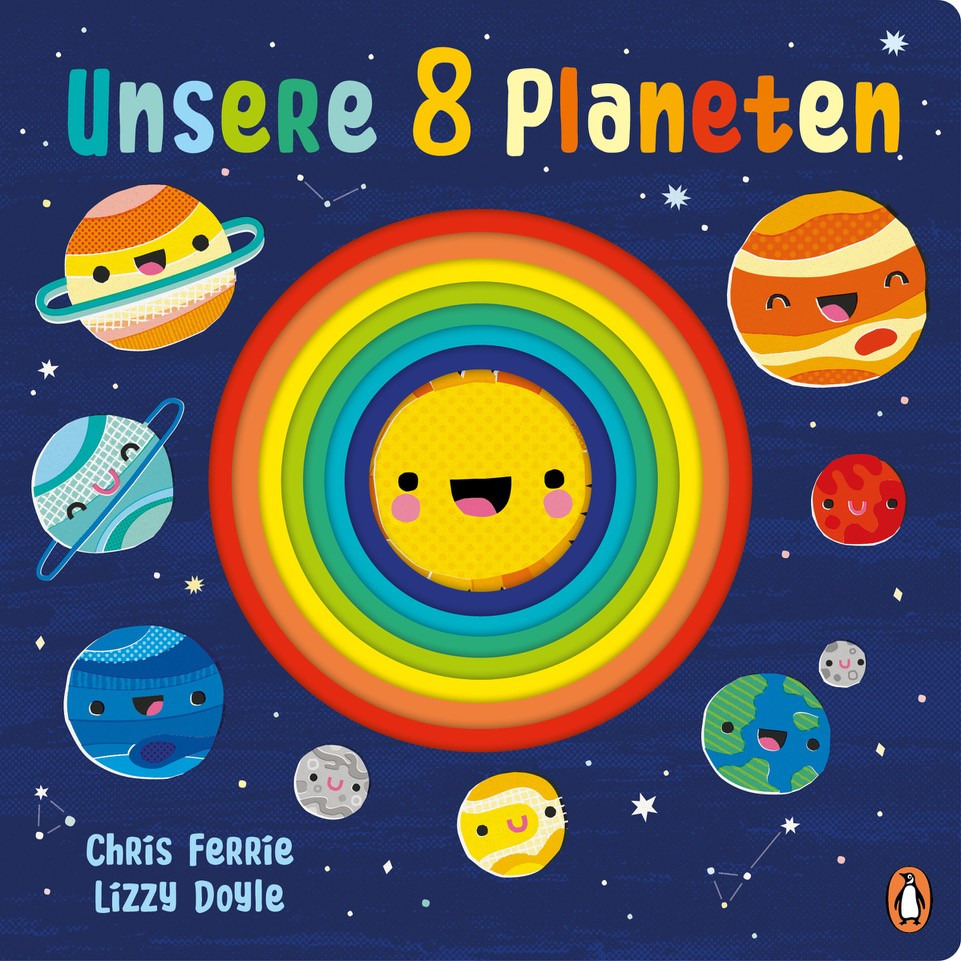 Buchcover "Unsere 8 Planeten", Penguin Junior