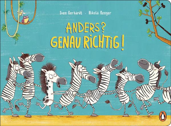 Buchcover "Anders? Genau richtig!", Penguin Junior