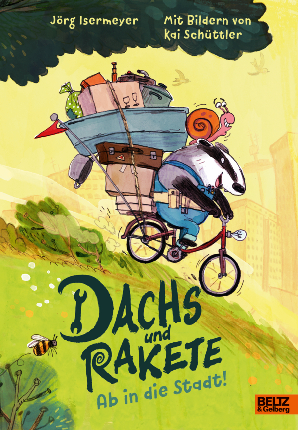 Buchcover "Dachs und Rakete. Ab in die Stadt!", Beltz & Gelberg