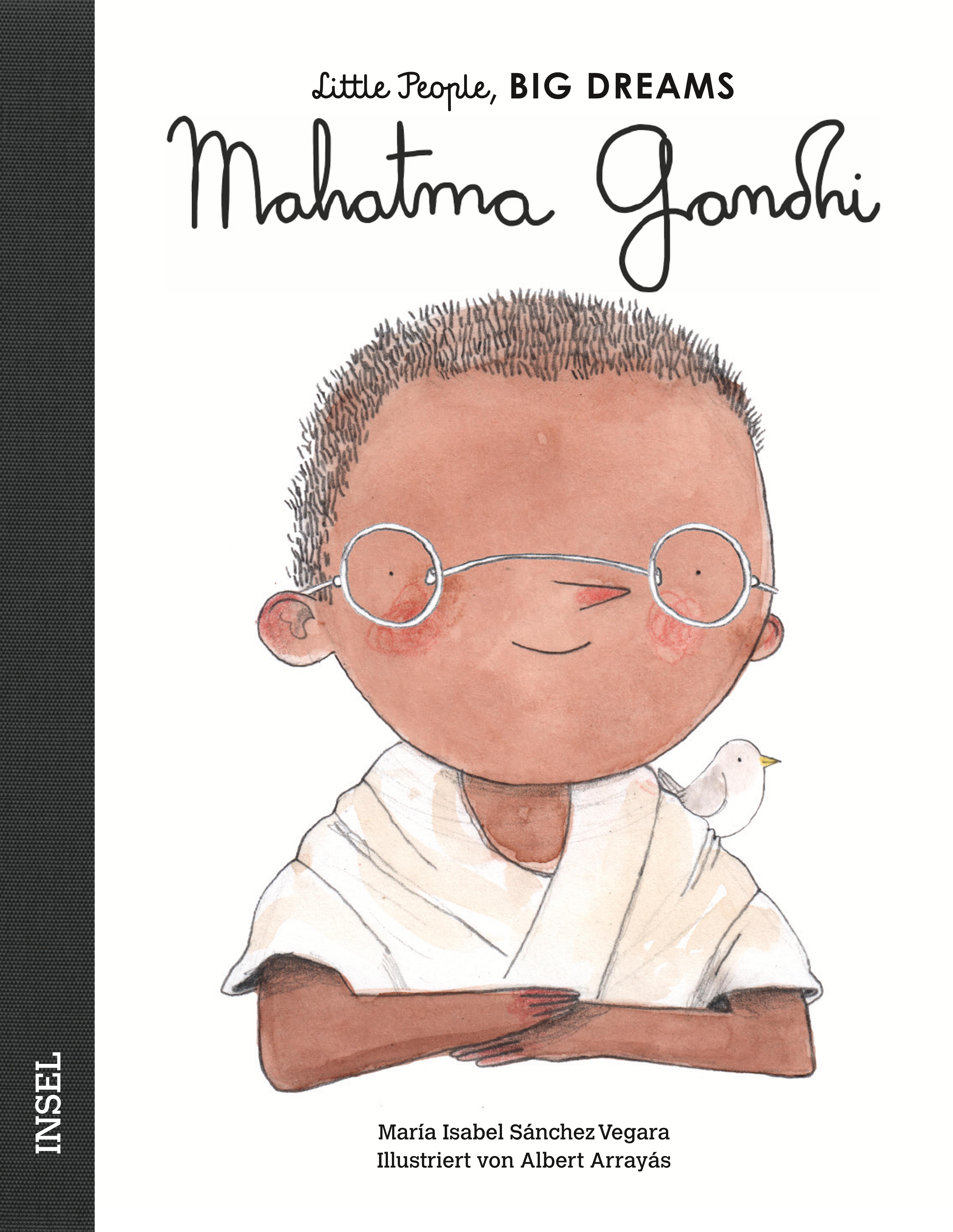 Buchcover "little people, big dreams: Mahatma Gandhi", Insel