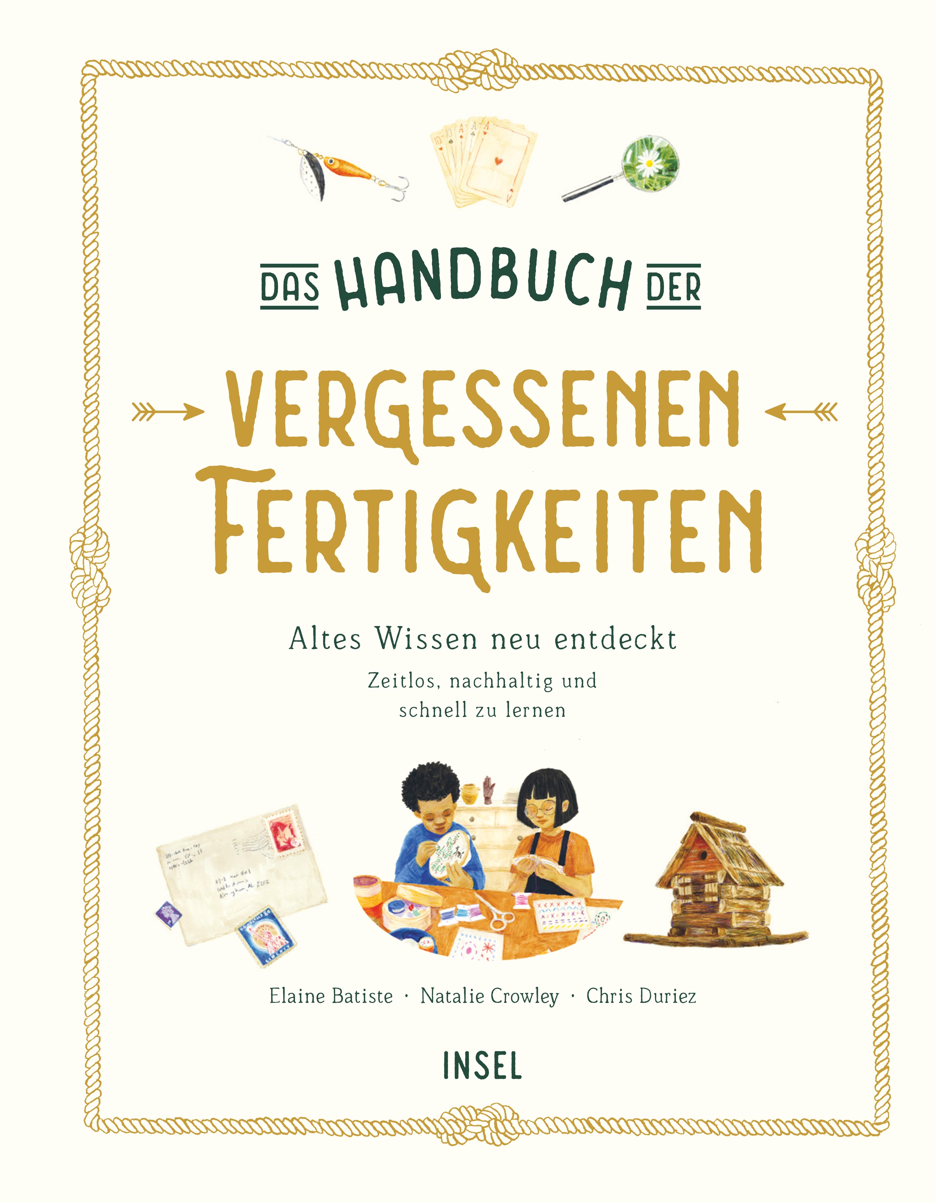 Buchcover "Das Handbuch der vergessenen Fertigkeiten", Insel 