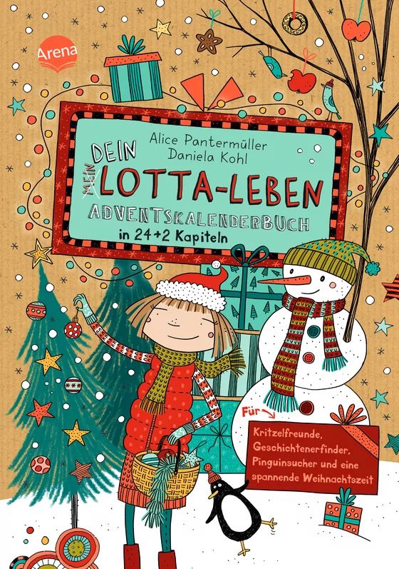 Buchcover "Dein Lotta-Leben Adventskalenderbuch", Arena 