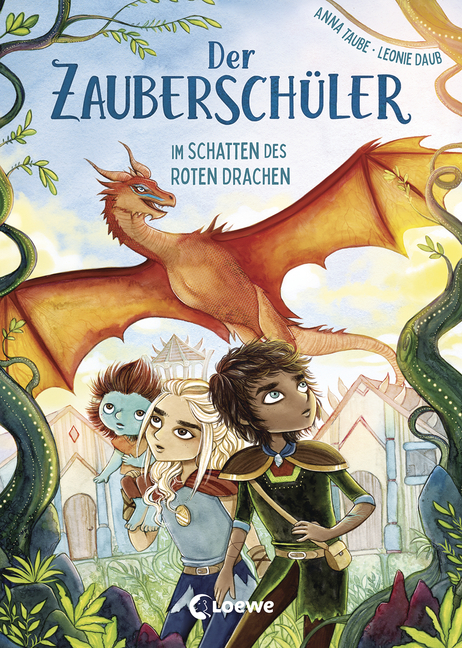 Buchcover "Der Zauberschüler - Im Schatten des roten Drachen", Loewe