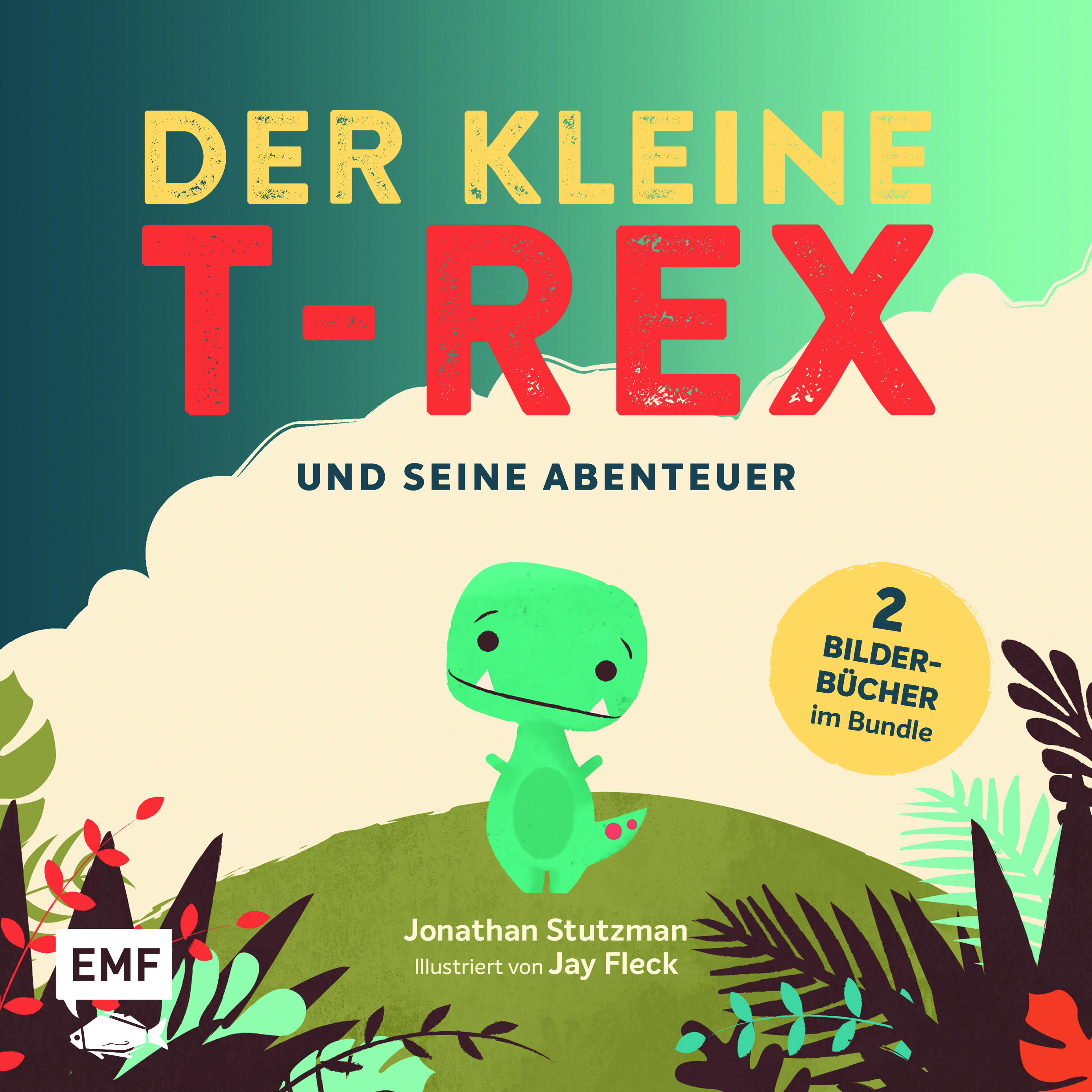 Buchcover "Der kleine T-Rex und seine Abenteuer", EMF 