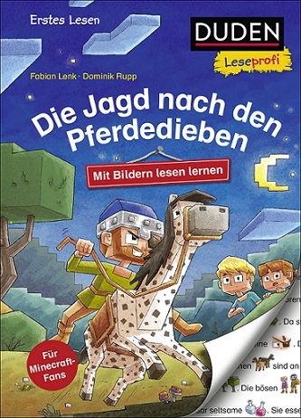 Buchcover "Die Jagd nach den Pferdedieben", Fischer Duden 
