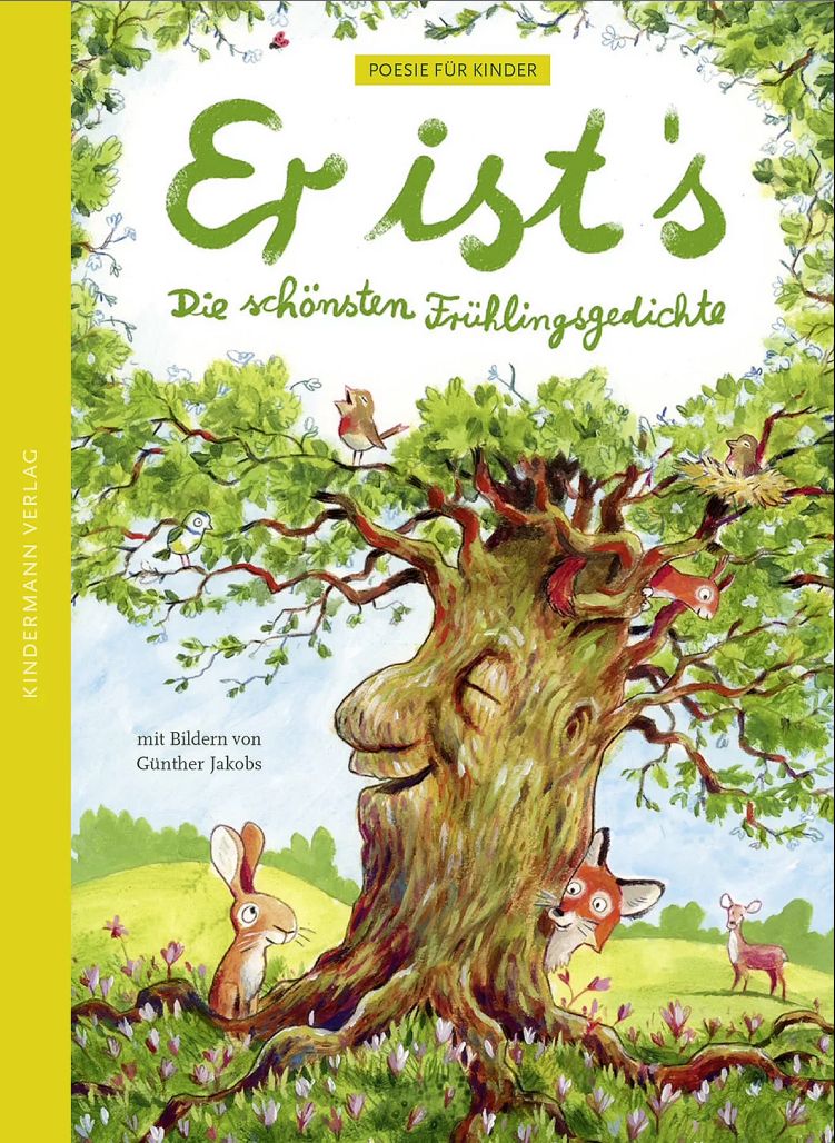 Buchcover " Er ist's - Die schönsten Frühlingsgedichte", Kindermann 