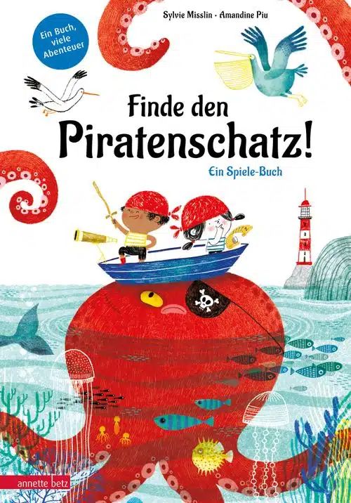 Buchcover "Finde den Piratenschatz", Annette Betz 