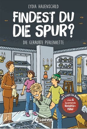 Buchcover "Findest du die Spur? Die geraubte Perlenkette", Loewe