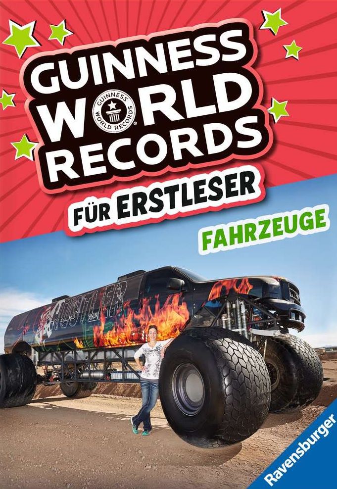 Buchcover "Guinness World Records - Fahrzeuge", Ravensburger