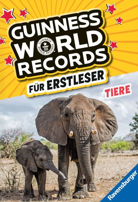 Buchcover "Guinness World Records für Erstleser: Tiere", Ravensburger 
