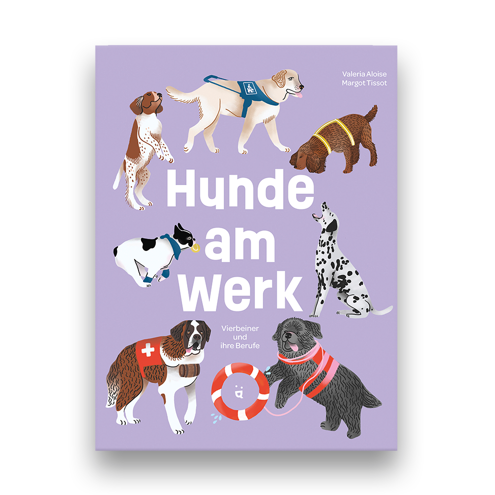 Buchcover "Hunde am Werk", Helvetiq