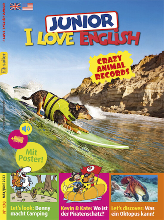 Cover, i love english junior, Beispielcover, Sailer