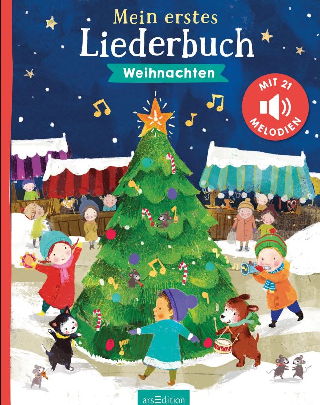 Buchcover "Mein erstes Liederbuch - Weihnachten", arsEdition 