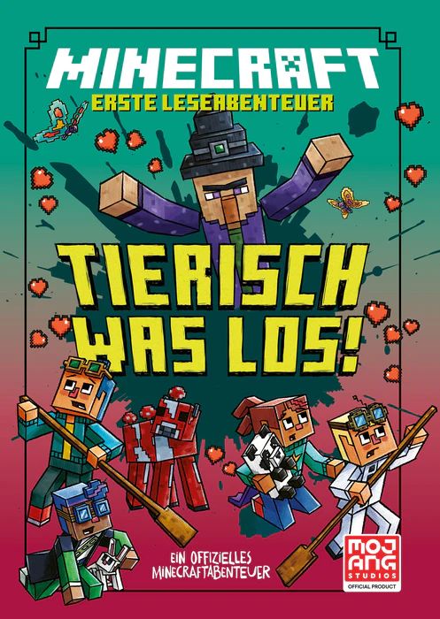 Buchcover "Minecraft - Tierisch was los!", Schneiderbuch