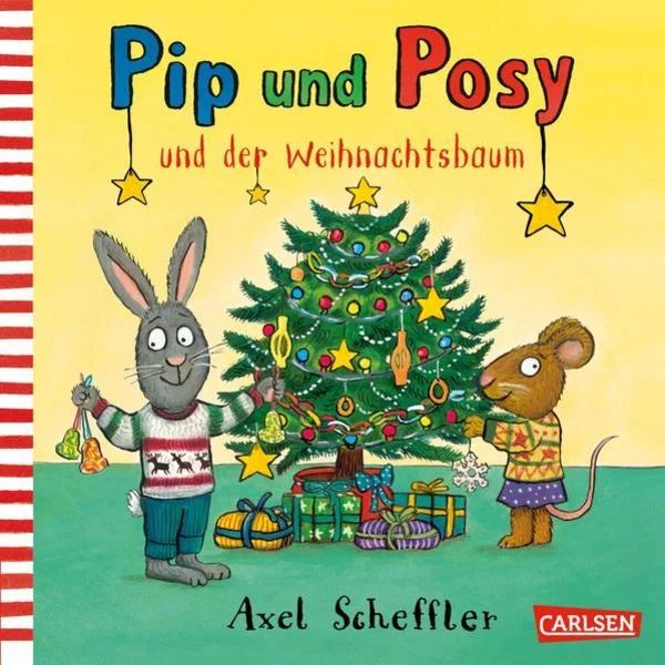 Buchcover "Pip und Posy und der Weihnachtsbaum", Carlsen 