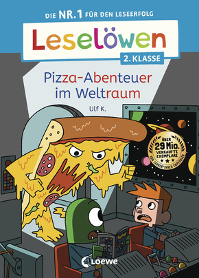Buchcover "Pizza-Abenteuer im Weltraum", Loewe