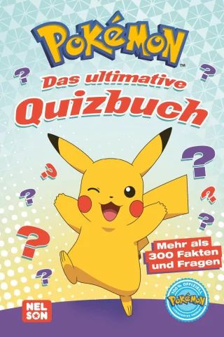 Buchcover "Pokémon - das ultimative Quizbuch", Nelson 