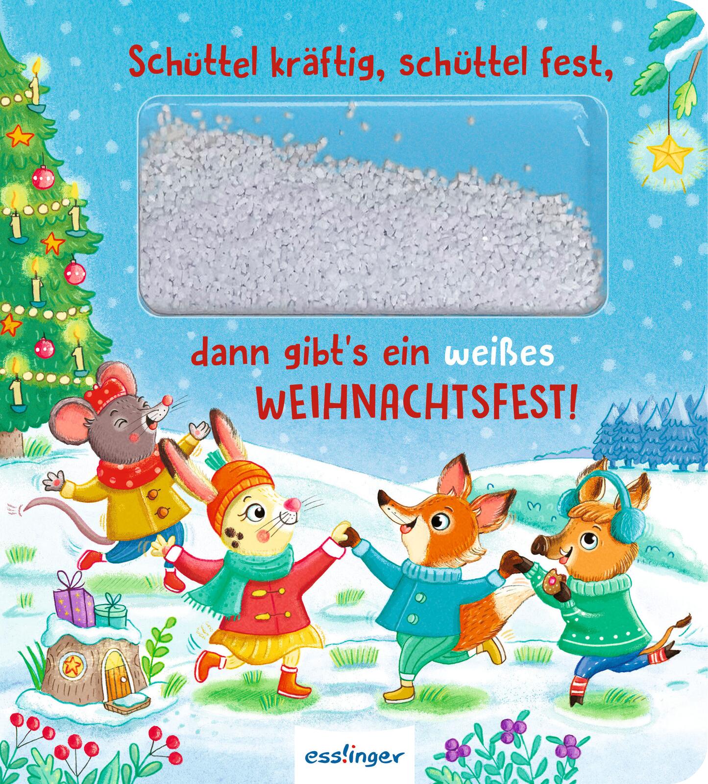 Cover, Schüttel kräftig, schüttel fest, dann gibts ein weißes Weihnachtsfest, Esslinger