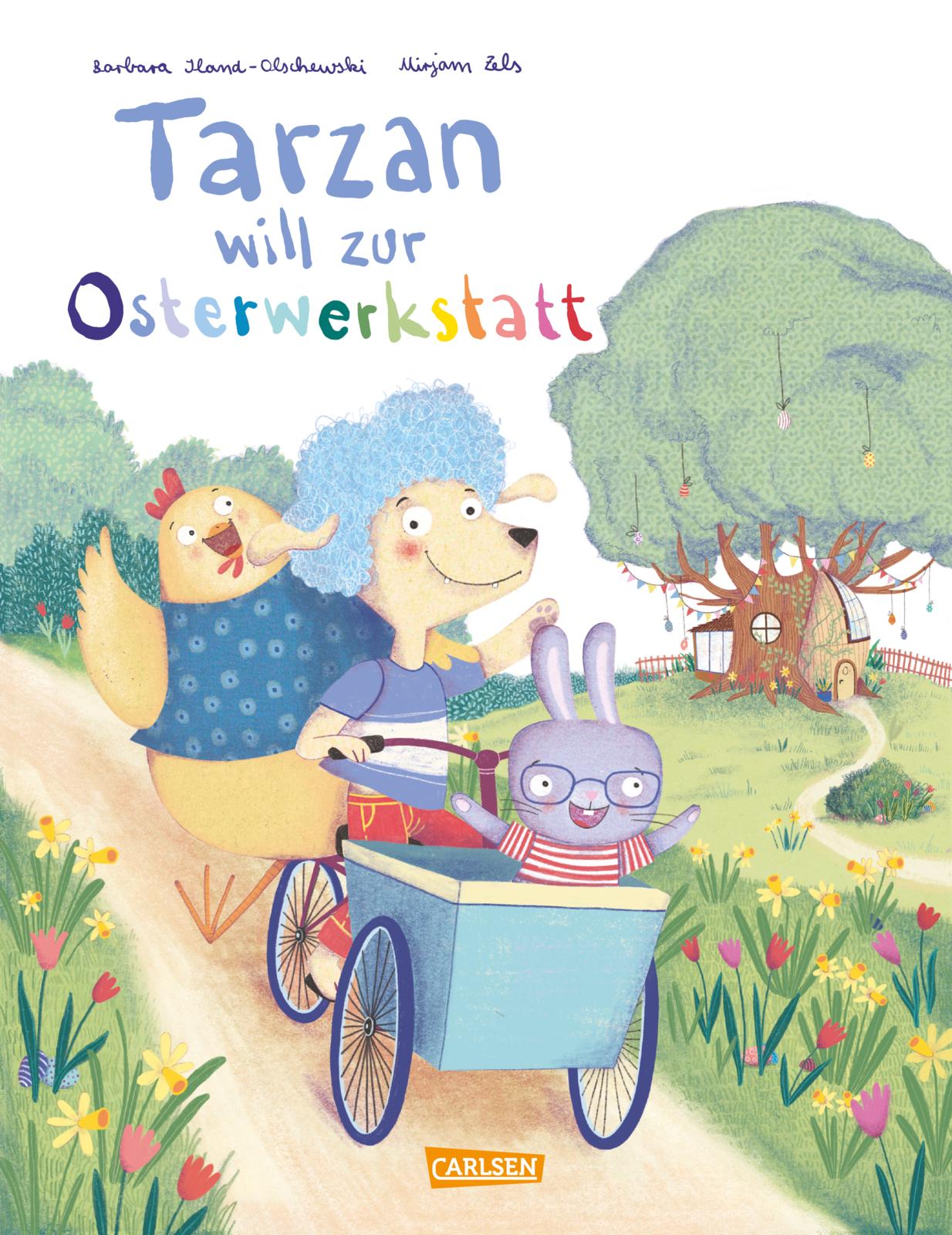 Buchcover "Tarzan will zur Osterwerkstatt", Carlsen 